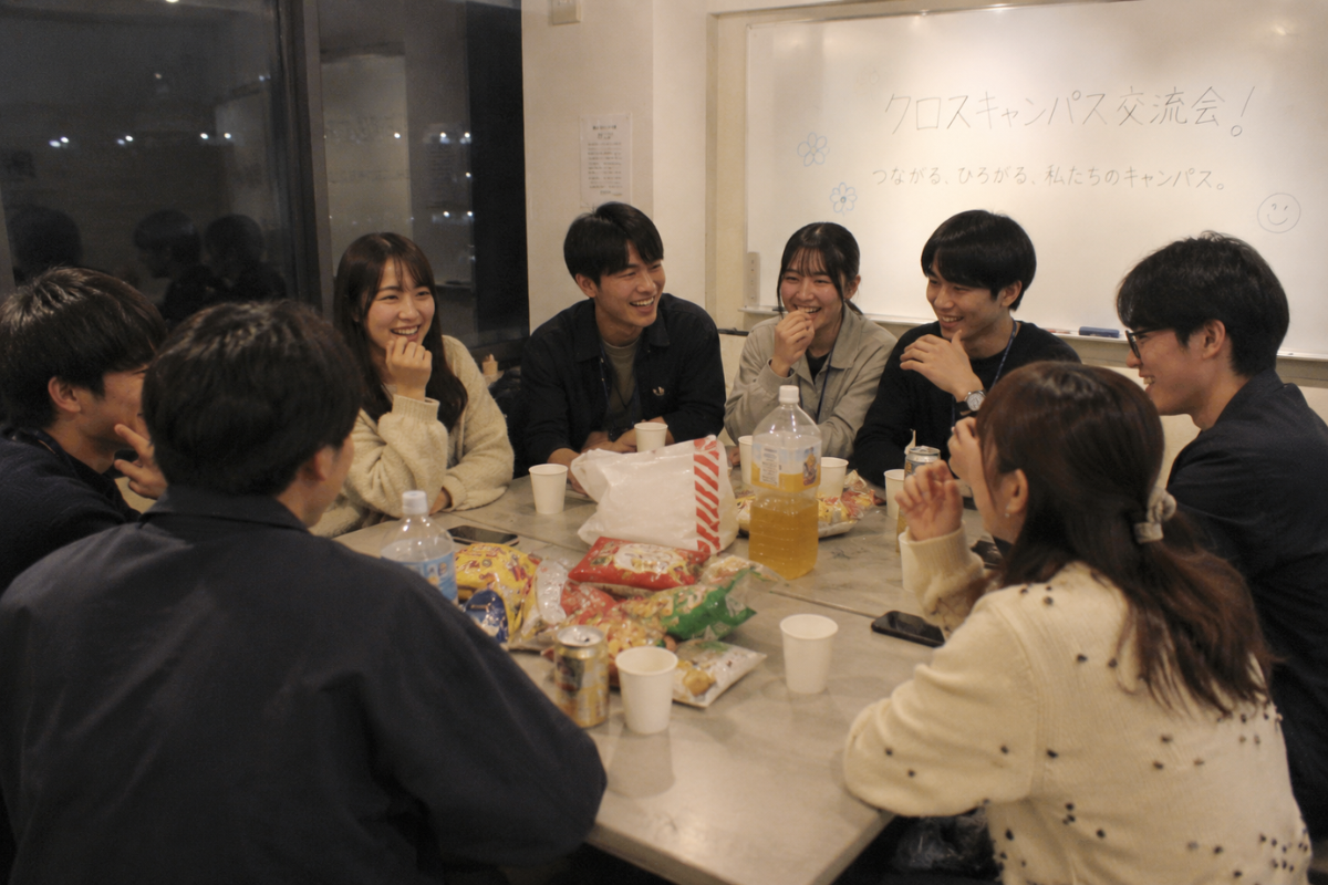 students at event venue